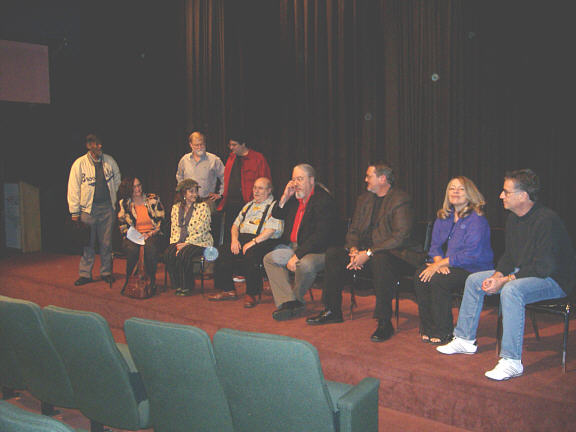 Raggedy Ann crew on stage at the American Film Institute.