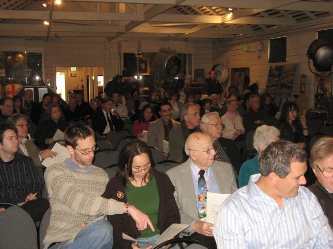 The attendees at the Remembrance