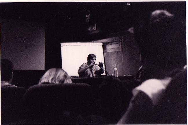 Lecturing in Paris, 1989