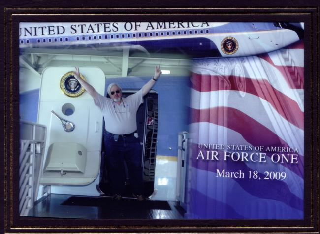 Doing my Nixon at the Reagan Library.