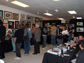 Crowd at CTN/Van Eaton Book Look evening. April 2007