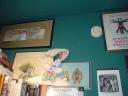 Stuff on the wall of my study.