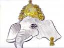 Sketch for 1997 Elephant Project. copyright DreamWorks,SKG.
