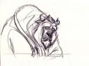 Animation key from Beauty & the Beast. Copyrght WDP, 1991.