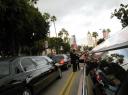 Limo's Eye View of Oscar Traffic.